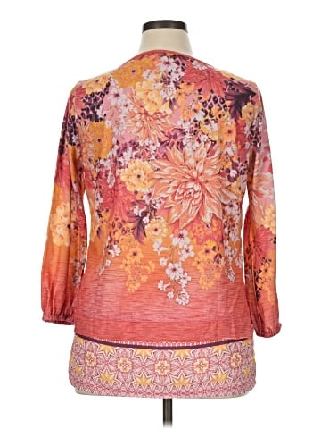 One World 3/4 Sleeve Blouse (view 2)