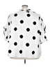 Ashley Stewart 100% Polyester Polka Dots White button down Size 32 - photo 2