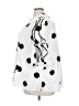 Ashley Stewart 100% Polyester Polka Dots White button down Size 32 - photo 5