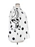 Ashley Stewart 100% Polyester Polka Dots White button down Size 32 - photo 4