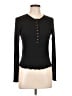 One Step Up Black Long Sleeve Top Size L - photo 1