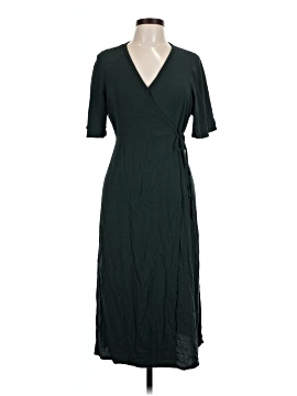 old navy wrap dress Dark green midi 59 and wear sizes s (4) XS Old Navy short-sleeve wrap