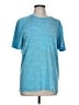 Nike 100% Polyester Blue Active T-Shirt Size L - photo 1