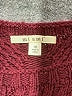 Mi ami 100% Rayon Burgundy Pullover Sweater Size M - photo 7