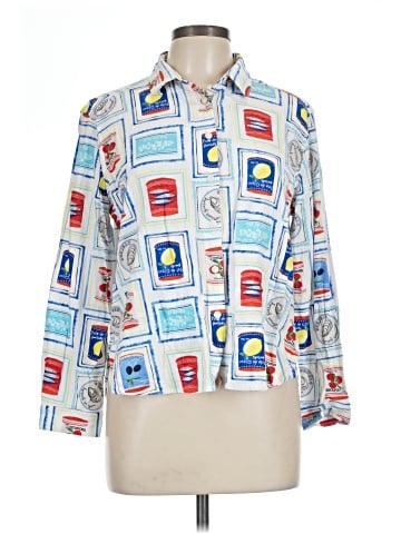 Ann Taylor LOFT Long Sleeve Button-Down Shirt (view 1)