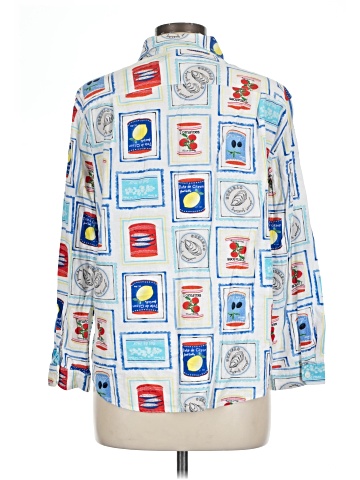 Ann Taylor LOFT Long Sleeve Button-Down Shirt (view 2)