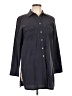 Worthington Black 3/4 Sleeve Button-Down Shirt Size 10 - photo 1