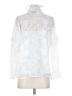 French Connection 100% Polyester White Long Sleeve Blouse Size S - photo 2