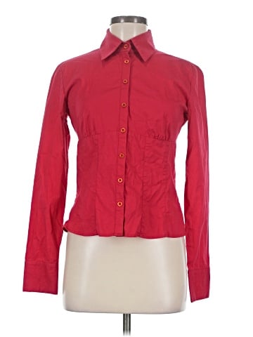 BCBGMAXAZRIA Long Sleeve Button-Down Shirt (view 1)