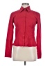 BCBGMAXAZRIA Solid Red Long Sleeve Button-Down Shirt Size 6 - photo 1