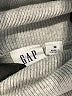 Gap 100% Cotton Gray Turtleneck Sweater Size M - photo 7