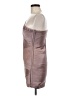 BCBGMAXAZRIA Metallic Silver Cocktail Dress Size 6 - photo 5