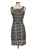 Save The Queen Print Gray Cocktail Dress Size L - photo 2
