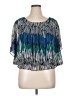 DressBarn Teal Short Sleeve Blouse Size 14 - photo 1