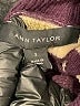 Ann Taylor Stripes Purple Turtleneck Sweater Size S - photo 7