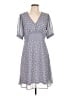 Gilli Polka Dots Gray Casual Dress Size L - photo 1