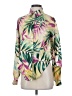 Guess Print Green Long Sleeve Blouse Size XS - photo 1