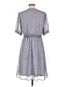 Gilli Polka Dots Gray Casual Dress Size L - photo 2