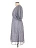 Gilli Polka Dots Gray Casual Dress Size L - photo 5