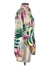 Guess Print Green Long Sleeve Blouse Size XS - photo 4