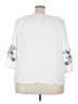 Talbots 100% Cotton White 3/4 Sleeve Blouse Size 3X - photo 2