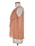 Forever 21 100% Polyester Orange Tan Sleeveless Blouse Size L - photo 5