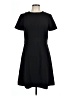 Ann Taylor Solid Black Casual Dress Size 10 - photo 1