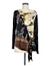 Tiny 100% Polyester Floral Multi Color Black Long Sleeve Blouse Size M - photo 1