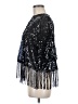 Timing 100% Polyester Silver 3/4 Sleeve Blouse Size M - photo 5