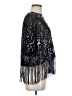 Timing 100% Polyester Silver 3/4 Sleeve Blouse Size M - photo 4