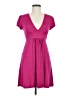 Chesley Solid Pink Casual Dress Size M - photo 1