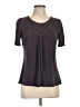 Jigsaw Gray Short Sleeve Top Size L - photo 1