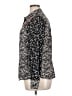 Floreat 100% Rayon Floral Black Long Sleeve Blouse Size 14 - photo 5