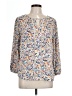 Collective Concepts 100% Polyester Ivory 3/4 Sleeve Blouse Size L - photo 1