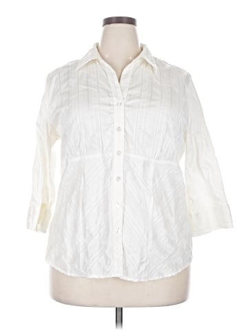 Style&Co 3/4 Sleeve Button-Down Shirt (view 1)