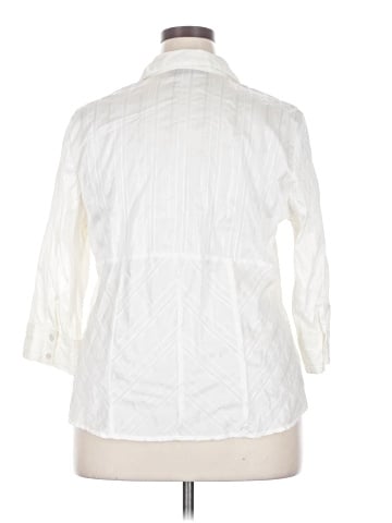 Style&Co 3/4 Sleeve Button-Down Shirt (view 2)