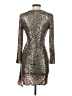 Dress the Population Metallic Silver Cocktail Dress Size XS - photo 2