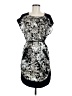 Mossimo 100% Polyester Graphic Silver Cocktail Dress Size M - photo 1