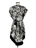 Mossimo 100% Polyester Graphic Silver Cocktail Dress Size M - photo 2