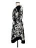 Mossimo 100% Polyester Graphic Silver Cocktail Dress Size M - photo 5
