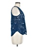 Baraschi 100% Nylon Blue Sleeveless Blouse Size M - photo 4