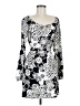 Laundry by Design Print Black White Cocktail Dress Size 6 - photo 1