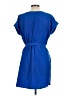 Pink Rose 100% Polyester Blue Casual Dress Size L - photo 2