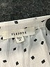 Pleione 100% Polyester Polka Dots White 3/4 Sleeve Blouse Size XL - photo 7