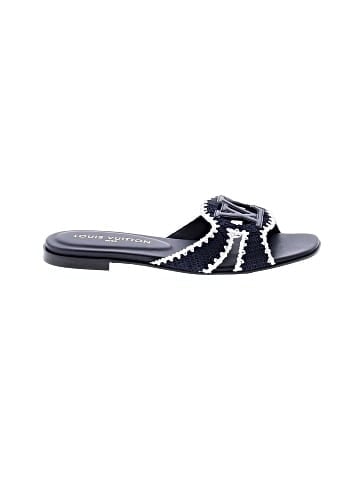 Louis Vuitton Calfskin LV Isola Flat Sandals (view 1)