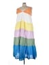 Roxy 100% Cotton Color Block White Casual Dress Size XXL - photo 1