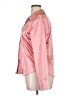 Essentials Metallic Pink Long Sleeve Blouse Size XL - photo 5