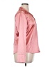 Essentials Metallic Pink Long Sleeve Blouse Size XL - photo 4
