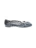 Tory Burch Gray Black Flats Size 7 1/2 - photo 1