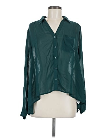 Silence and Noise Long Sleeve Blouse (view 1)